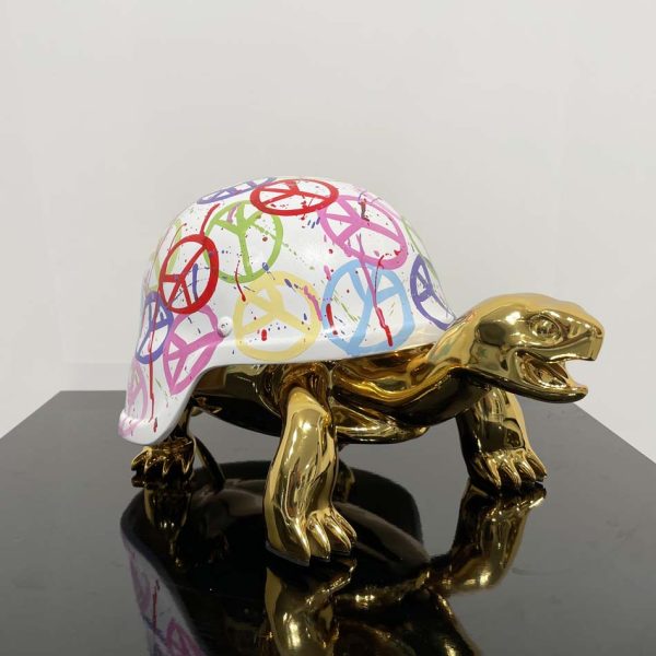 World Love – Golden Peace Turtle - Afbeelding 2