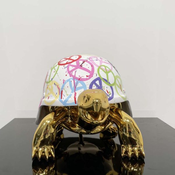 World Love – Golden Peace Turtle - Afbeelding 3