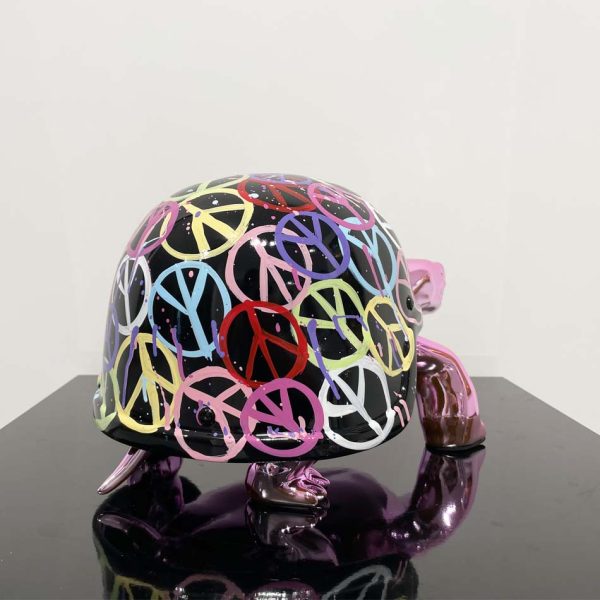 World Love – Pink Peace Turtle - Afbeelding 5