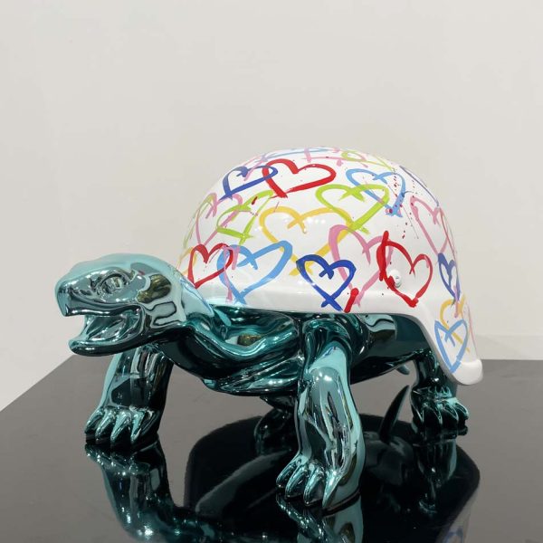 World Love – Turquoise Peace Turtle