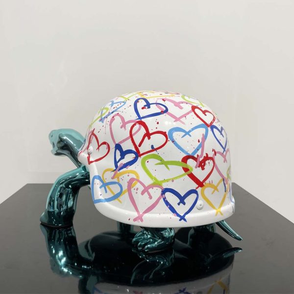 World Love – Turquoise Peace Turtle - Afbeelding 5