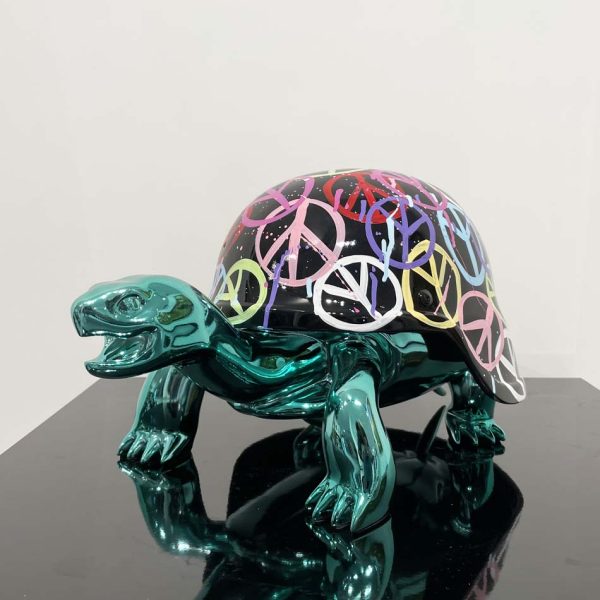 World Love – Turquoiss/Black Peace Turtle