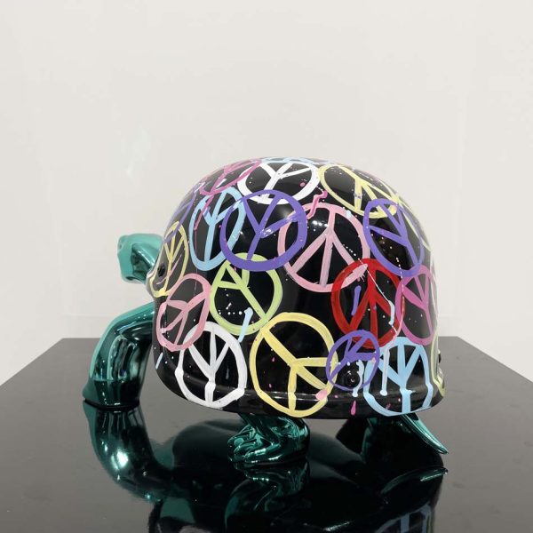 World Love – Turquoiss/Black Peace Turtle - Afbeelding 5