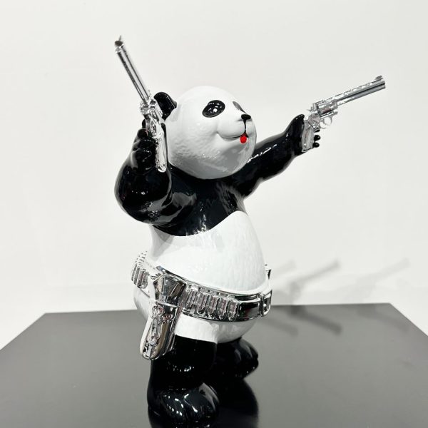 Street Panda Silver – Guns Up! - Afbeelding 2